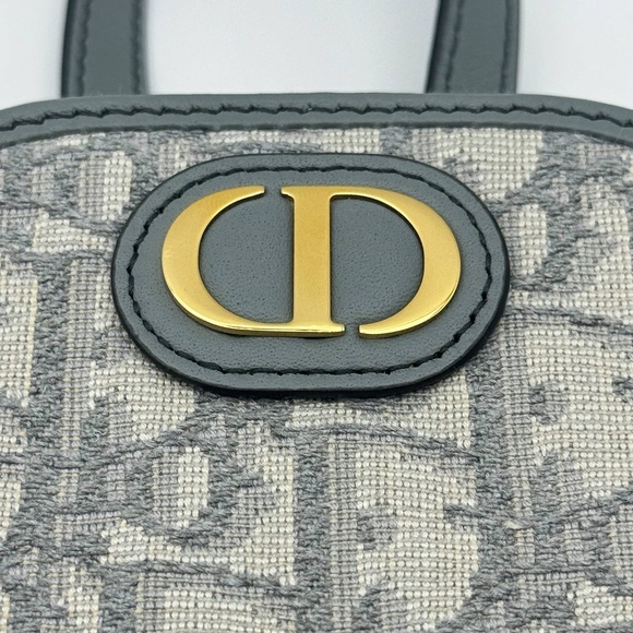 Christian Dior 30 Montaigne Call'in Phone Holder Oblique Jacquard Bucket Bag - Picture 10 of 15